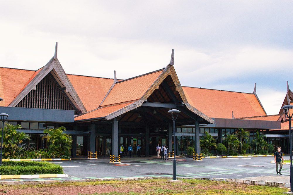 SIEM REAP, CAMBODIA - April 29, 2022: Siemreap International Airport. It is the busiest airport in Cambodia in terms of passenger traffic.