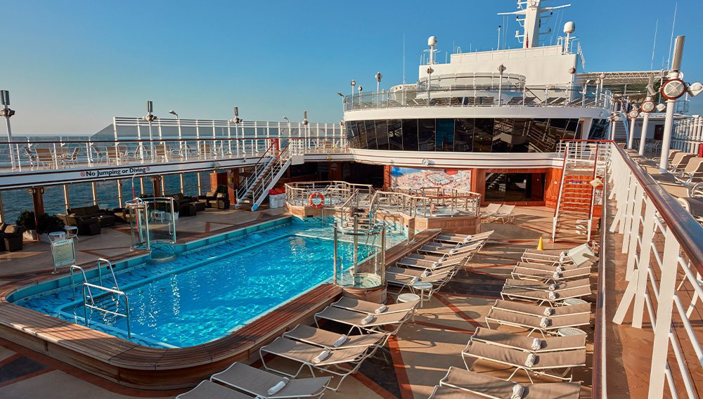 Cunard Queen Elizabeth Lido Pool 1