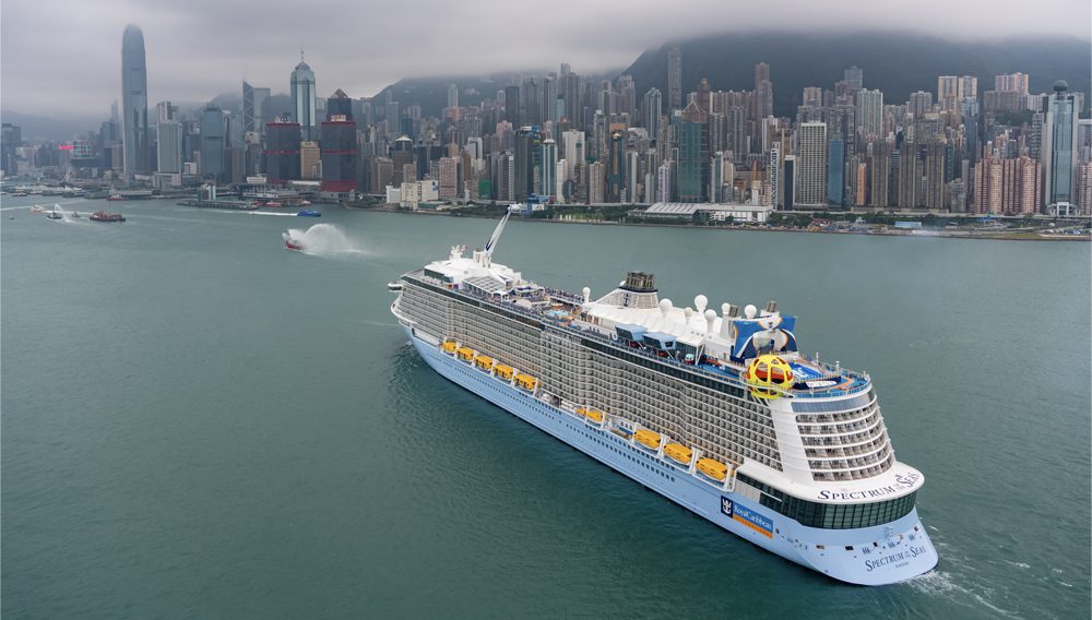 Spectrum of the Seas the first Quantum Ultra ship in Hong Kong