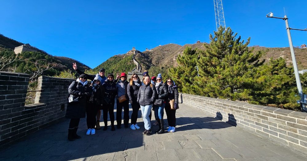 Wendy Wu Tours hosts Australian travel agents at the Great Wall of China