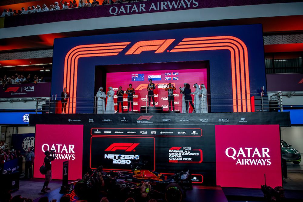 The 2023 Qatar F1 Grand Prix. NTIA