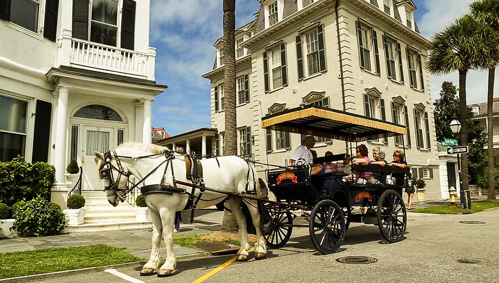 It's so easy to get around Charleston - walk, rent a bicycle or enjoy a Charleston Carriage Tour