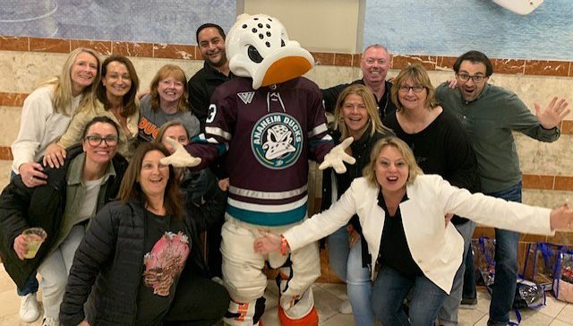 The Mighty Duck ice hockey match in Anaheim proved electric. ©Infinity Holidays Epic Trip 2023