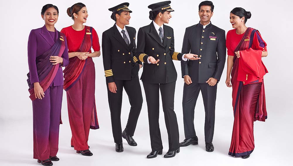 Outfitting a new Air India: Designer crew uniform collection unveiled 1 Air India Cabin Crew and Pilots Uniforms
