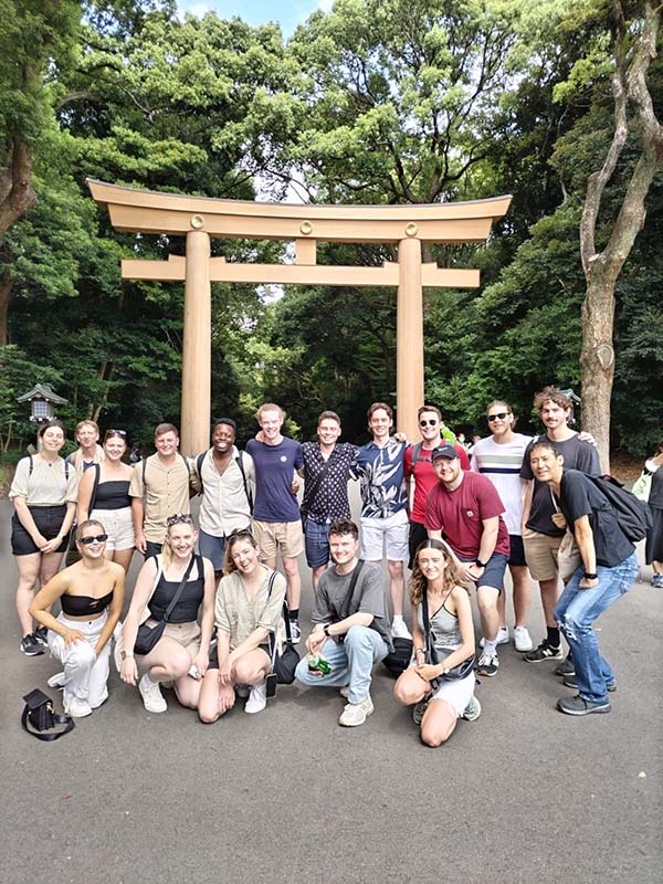 An Intrepid Travel group in Japan.