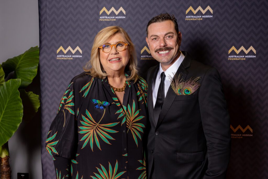 (L-R) McKay and Rodgers at the Australian Museum Foundation Gala 2023.