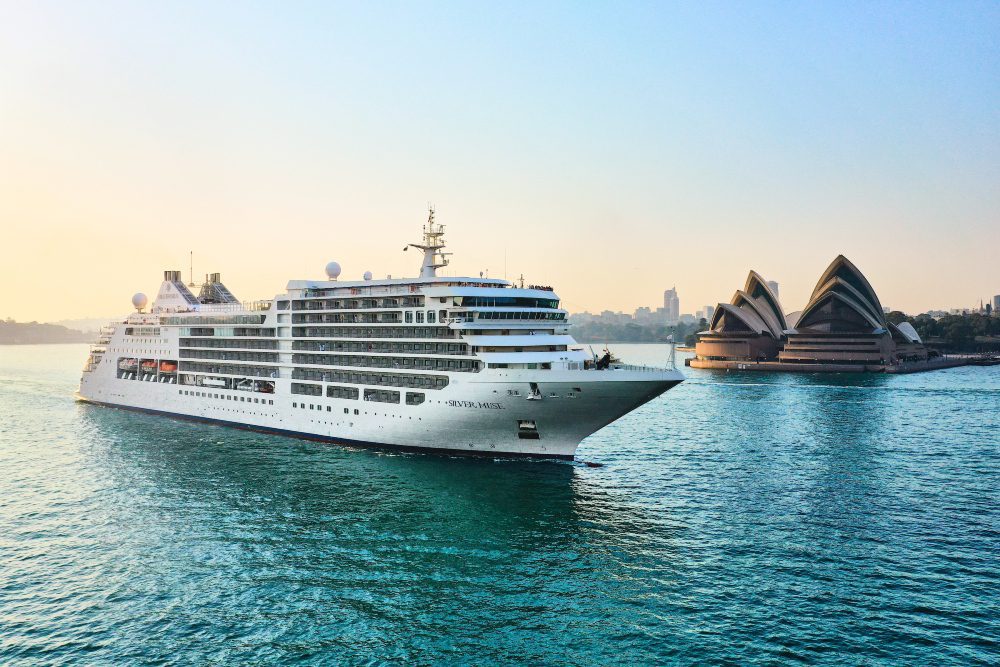 Silver Muse in Sydney Harbour