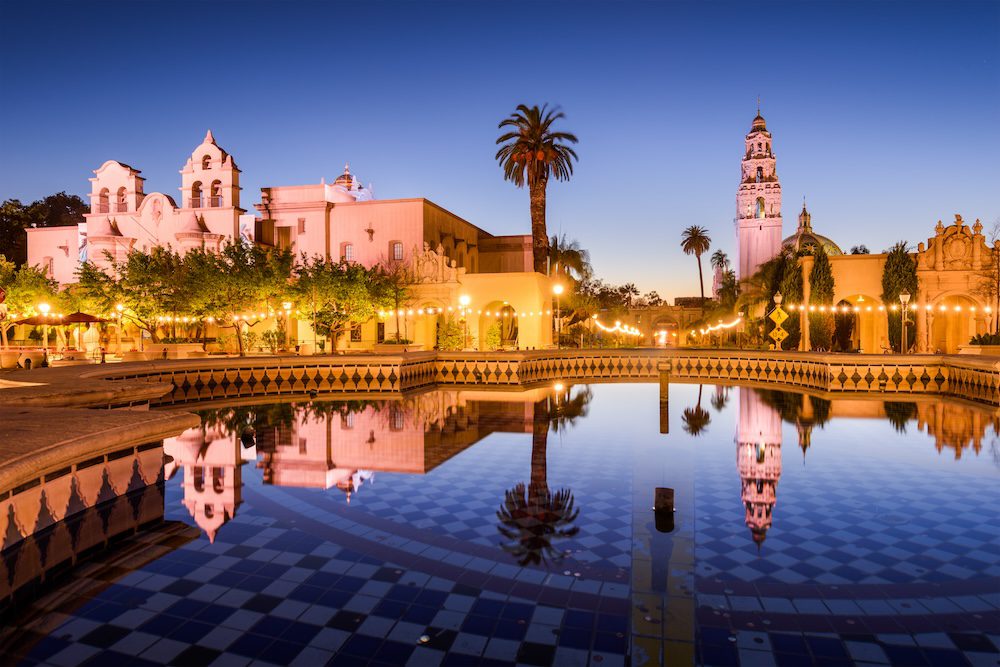 No, this isn't Mexico, but San Diego's amazing Balboa Park.