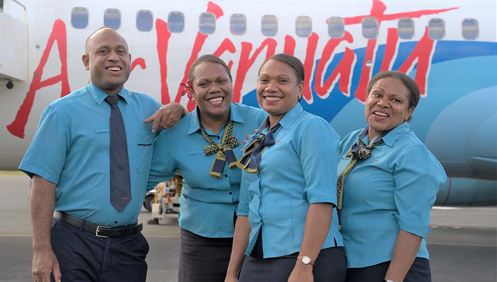 Air Vanuatu crew