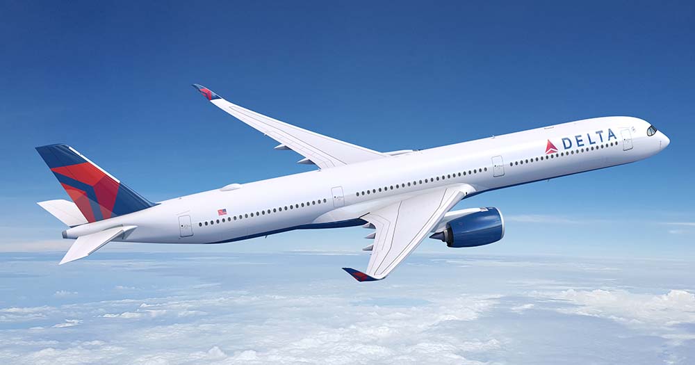 Delta adds 20 next-gen A350-1000s amid record revenue