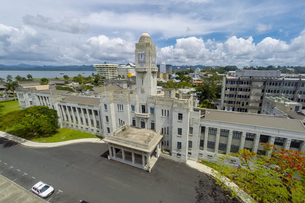 Government buildings in Suva.