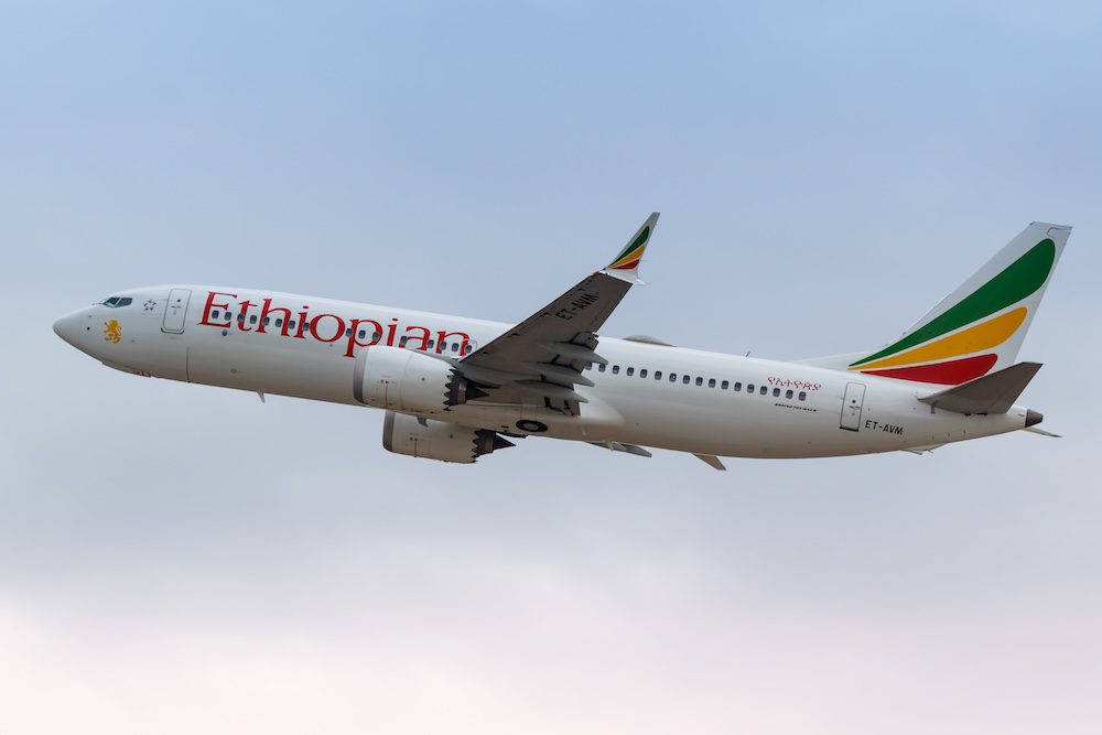 An Ethiopian Airlines B737 MAX 8 crashed in 2019.