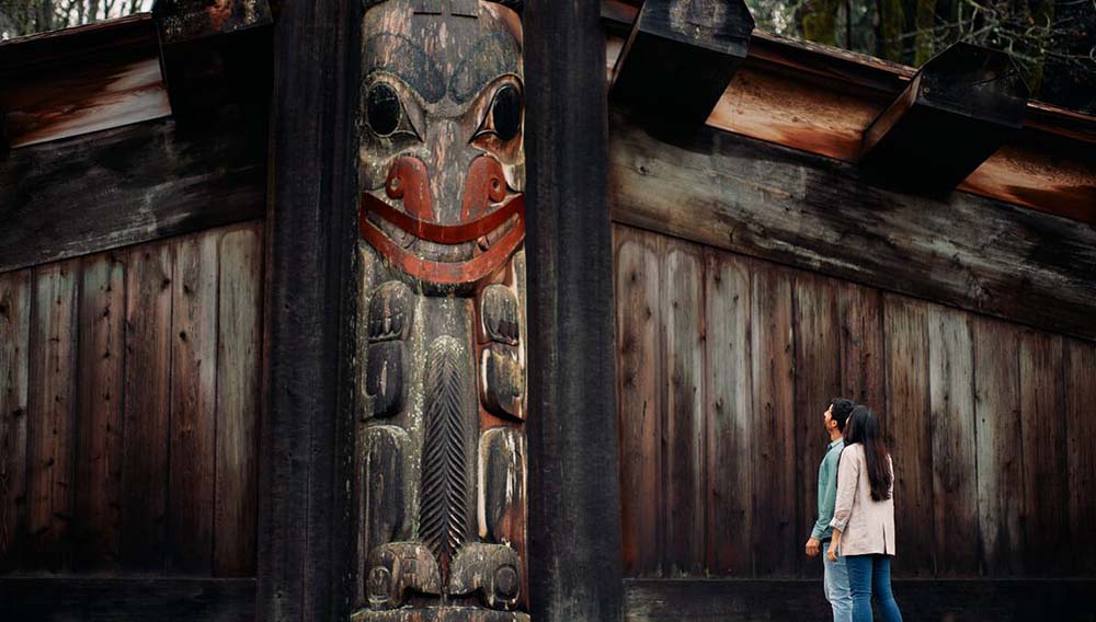 DBC couple is exploring the Museum of Anthropology in Vancouver Destination Vancouver Kindred Scout