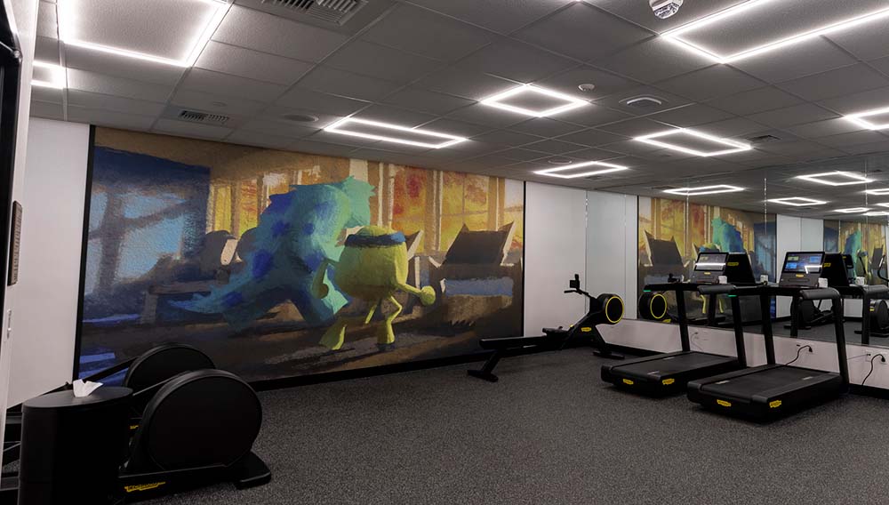 Disney Pixar Place Hotel fitness centre