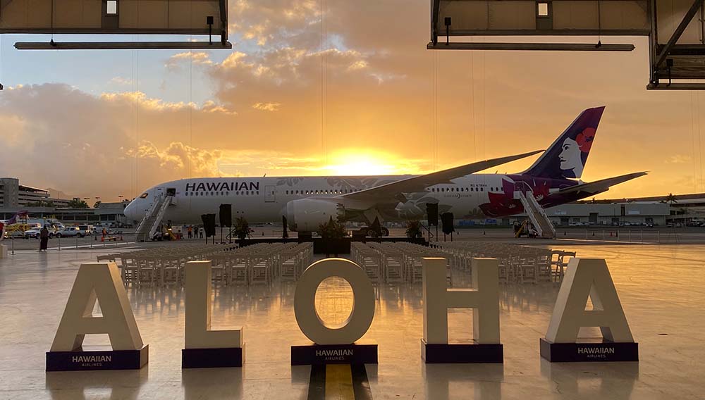 Hawaiian's new 787