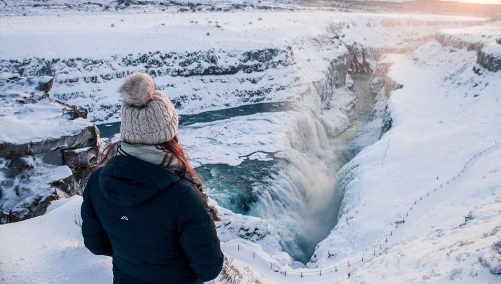 Intrepid Travel Iceland Gullfoss Waterfall Justin Meneguzzi