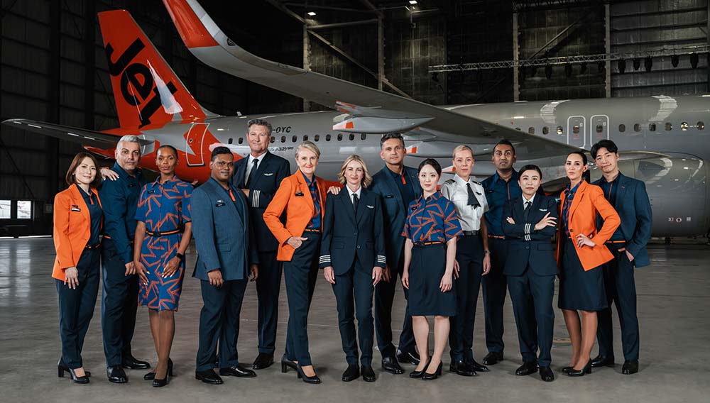 Jetstar Group new uniform crew Australia New Zealand Singapore and Japan