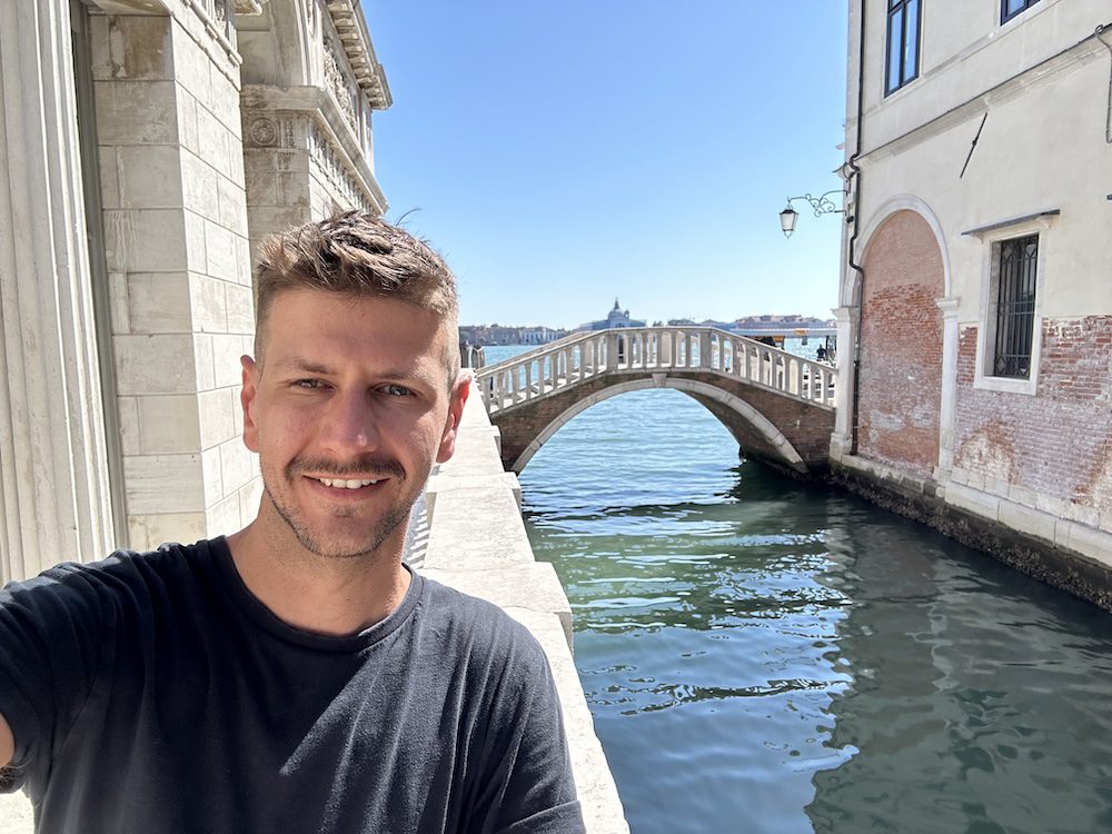 Martin in Venice.
Elite Cruising and Tours