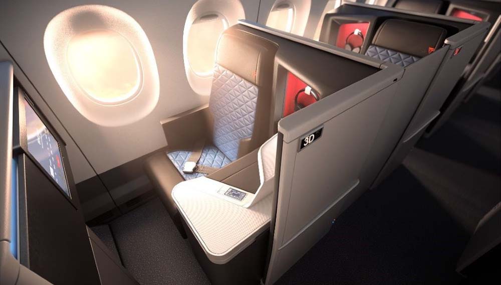 Delta One Suites on A350-900 aircraft