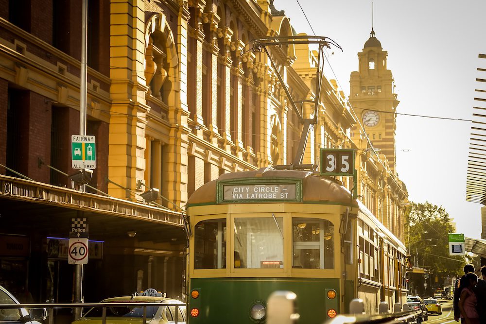 A Melbourne tram