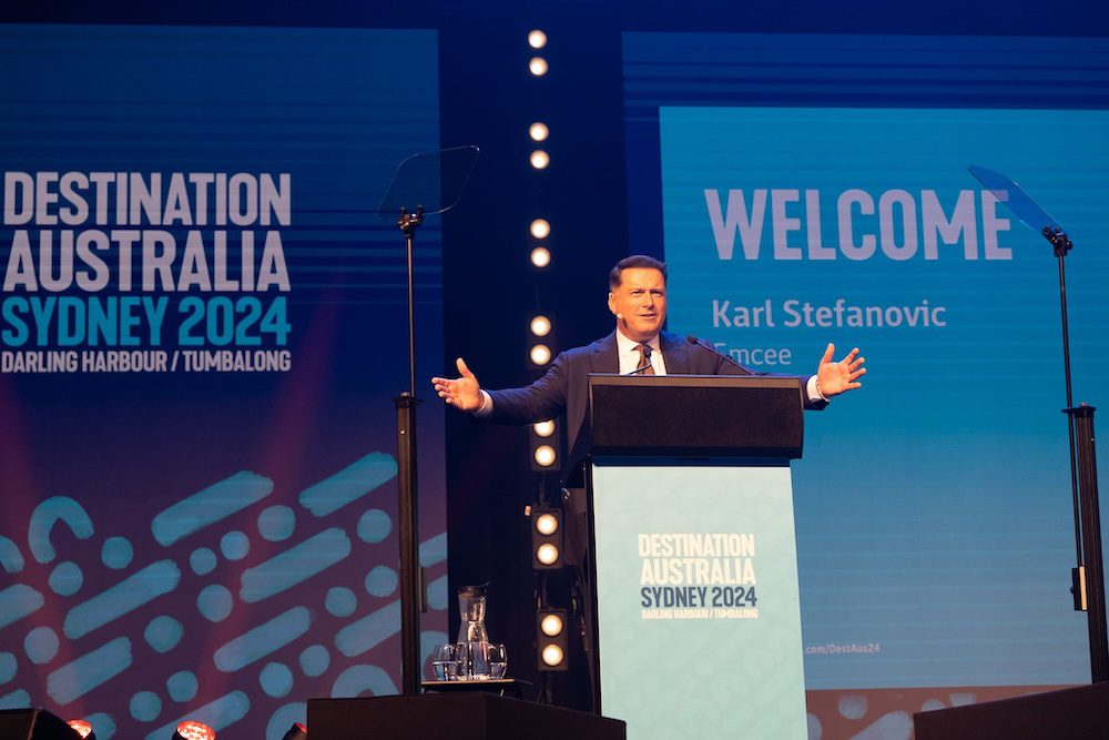 Seeking sustainability: Tourism Australia holds biggest-ever Destination Australia conference 1 Emcee Tourism Australia