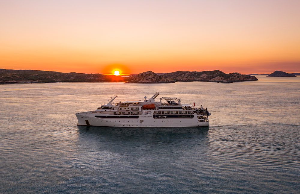 Coral Expeditions on the Kimberley Cruise. 