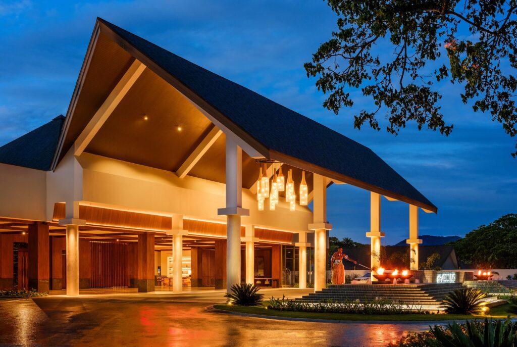 Crowne Plaza Fiji Nadi Bay Resort Spa exterior night