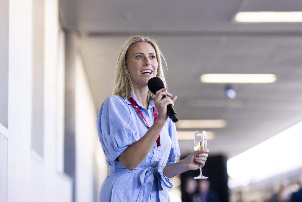 Movers + Shakers: Journey Beyond adds 5 new roles to global sales team 2 Journey Beyond Executive General Manager – Sales and Partnerships Alicia Triggs at the 2025 Season launch.