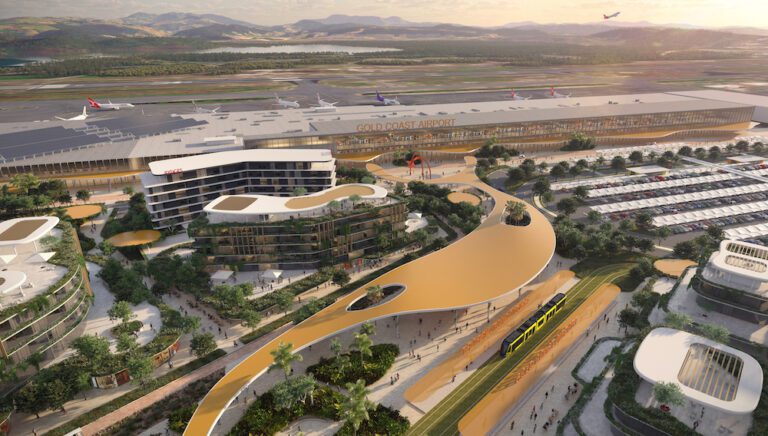 “A destination in its own right”: Gold Coast Airport master plan includes retail precinct & fitness hub