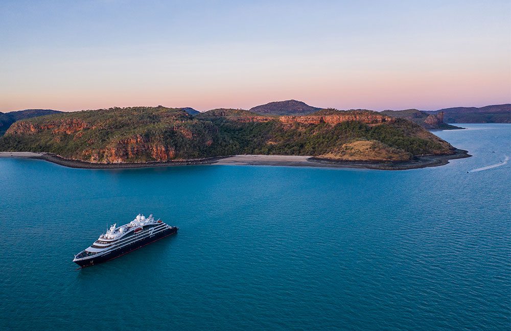 Ponant becomes first maritime cruise line to achieve Green Globe Certification 1 Ponant Emblematique in the Kimberley. ©Ponant. Credit: Nick Rains.