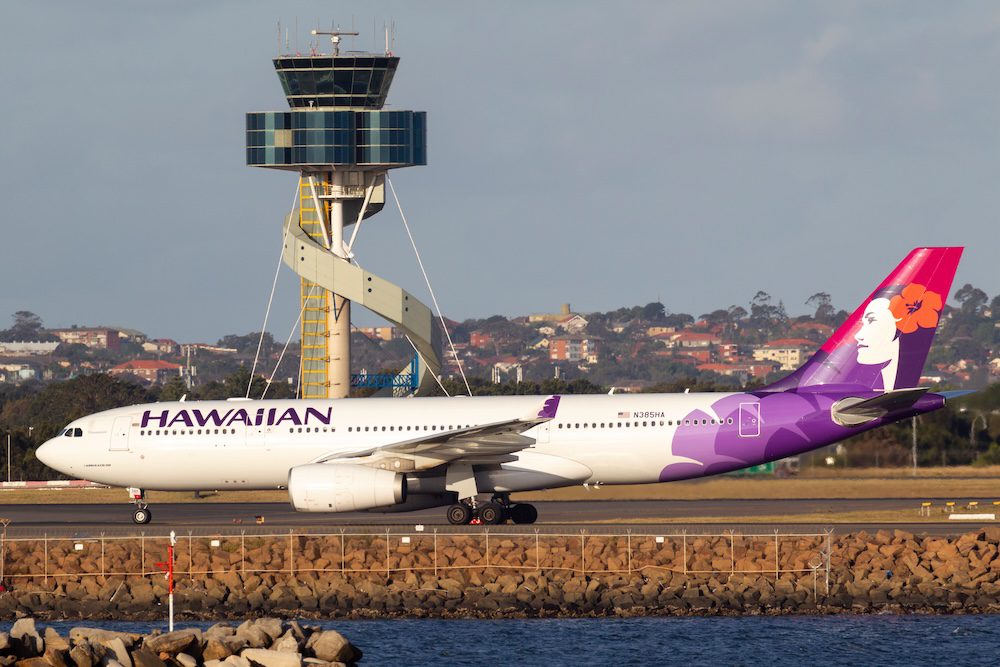 Hawaiian Airlines in Sydney.