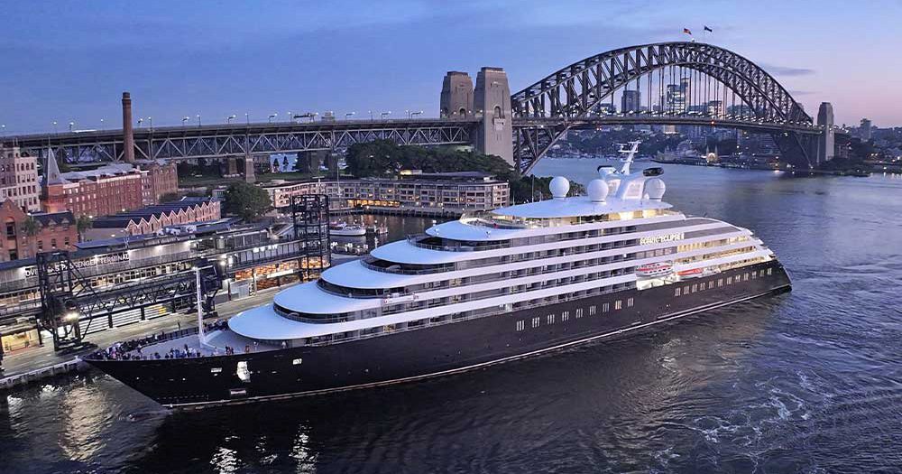 The Scenic Eclipse II in Sydney.