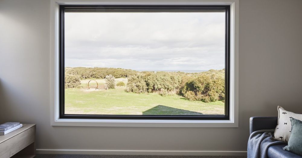 Every room has views across the farm at Lon Retreat & Spa