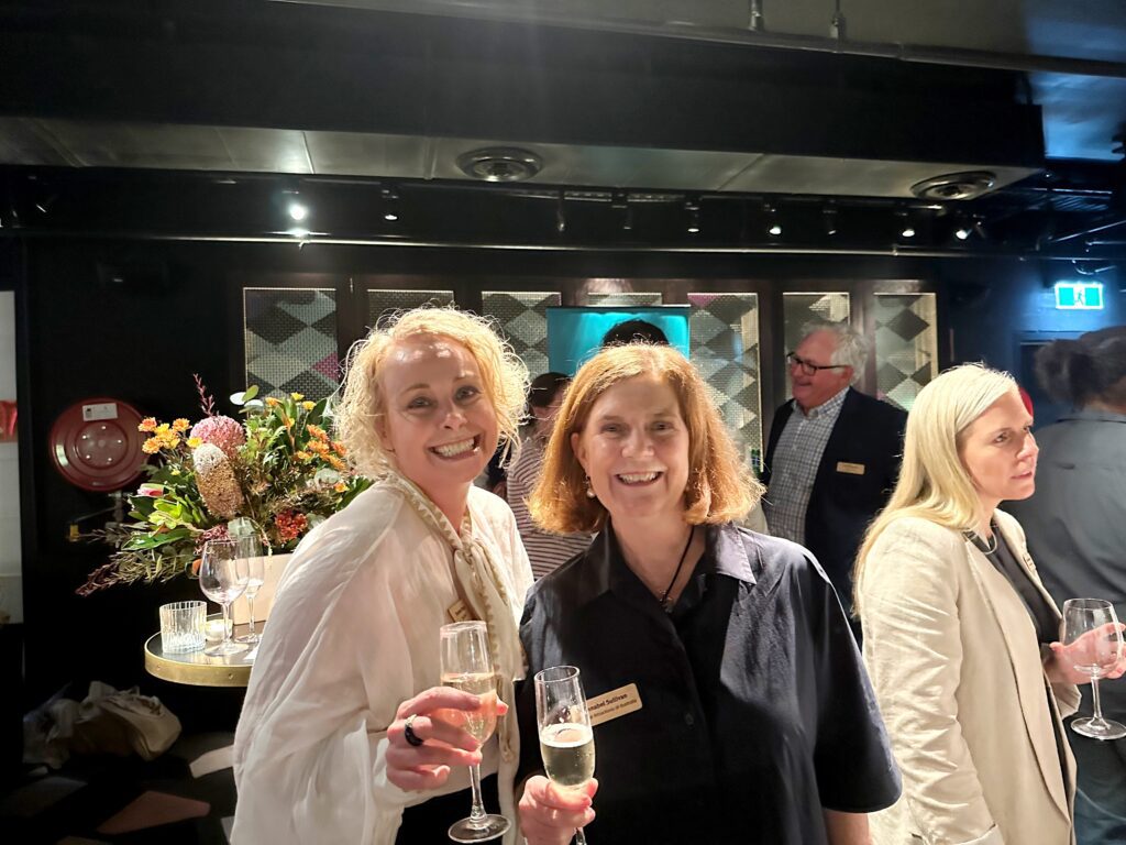 Bronwyn Klepp,  Head of Marketing | Queensland Art Gallery I Gallery of Modern Art; and Annabel Sullivan, Executive Officer, Cultural Attractions of Australia at Signature Experiences of Australia event. 