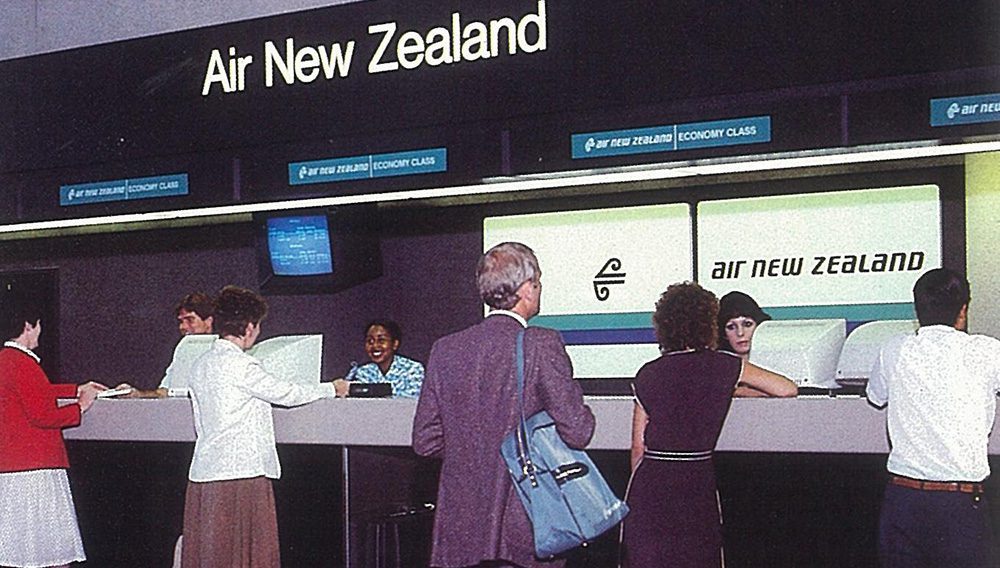 Air New Zealand Check In LAX 1984