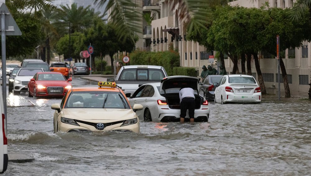 Dubai floods Katiekk shutterstock 2450038701