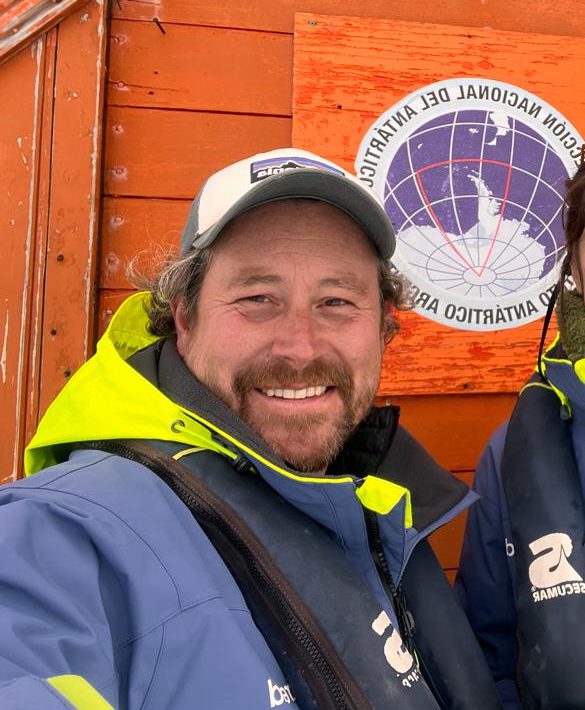 Quark Expeditions' new recruit in Antarctica.