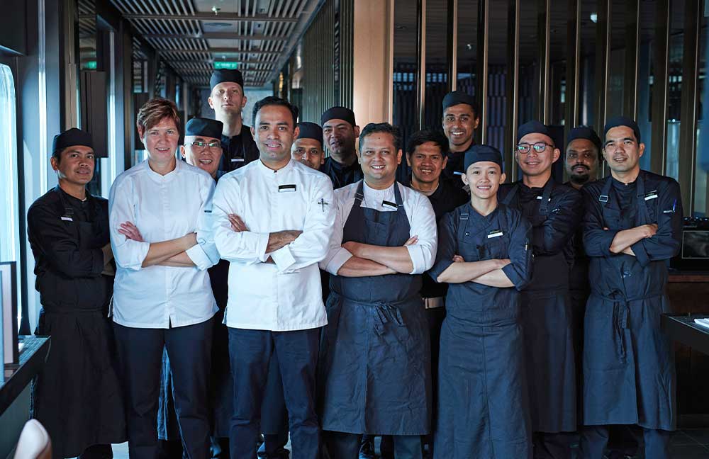 The culinary team of Scenic Eclipse. 
