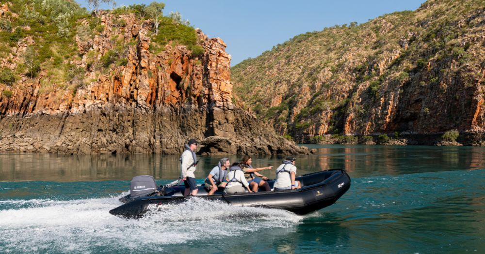 Zodiac expeditions in the Kimberley with Seabourn