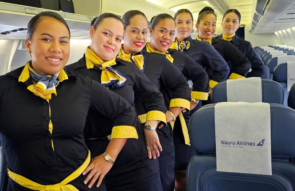 Nauru Airlines crew