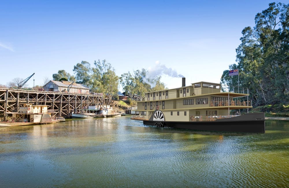 APT's Australian Star at Echucha Wharf, Victoria.