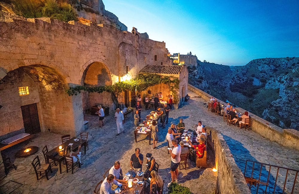 Albatross Tours Matera, Italy, dinner
