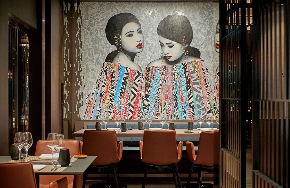 Floating galleries: the impressive art collections on luxury cruise ships 4 Scenic-Eclipse-II-Koko's Asian Fusion - Carl Hush