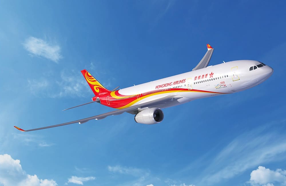 This Queensland airport just landed its first Hong Kong connection in 6 years 3 Hong Kong Airlines aircraft in the sky.
