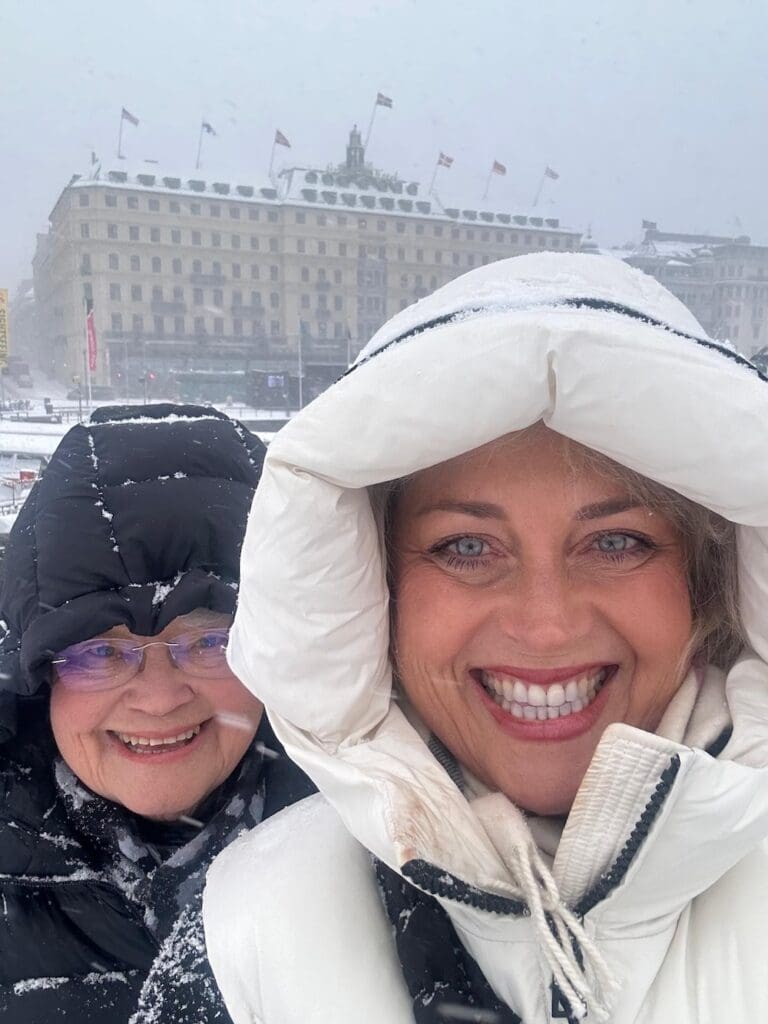 Lisa Pile with her mum_Regent Seven Seas Cruises. 