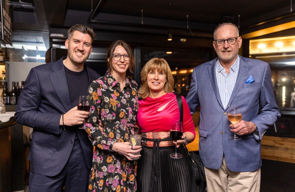 From left, Platinum Travel Group CEO, Andy Buerckner, Managing Director, Sarah Szubanski, Carl’s wife Cathy Buerckner and Carl Buerckner.