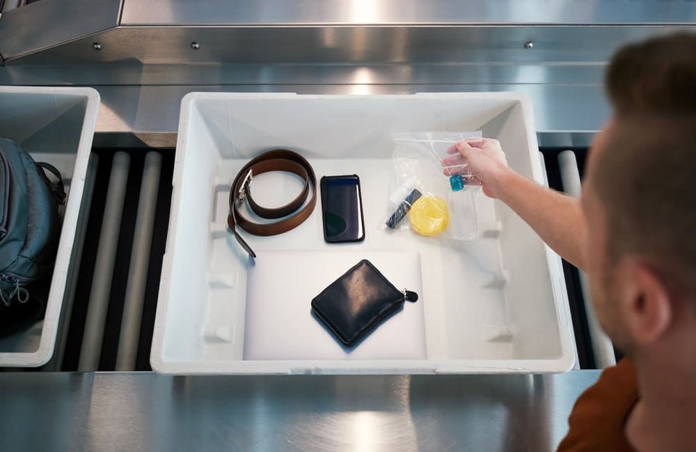 EU carry-on rules revert back to the separation of 100ml liquids in trays for security screening.