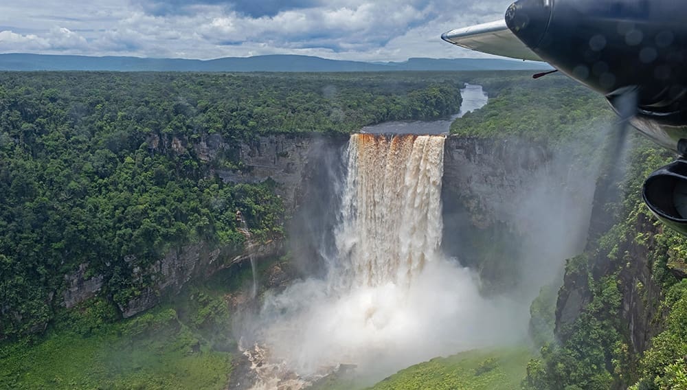 Kaieteur Falls in Guyana on a scenic flight