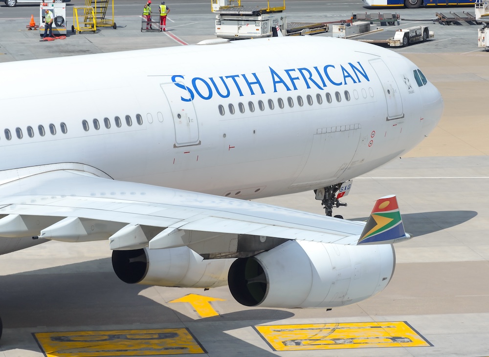 South African Airways ups Aussie flights to five times per week 1 South African Airways Airbus A340 at OR Tambo Airport.