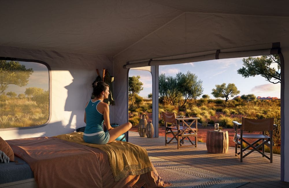 An artist impression of the new camp